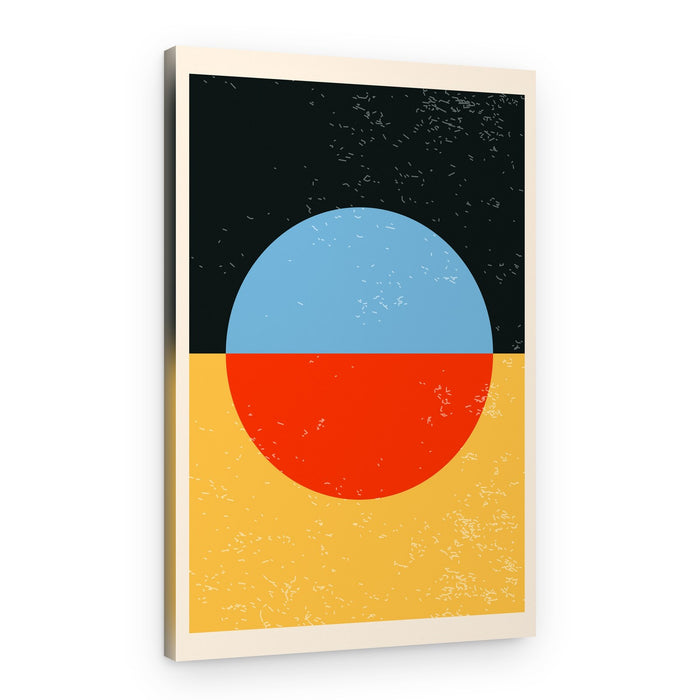 Retro Abstract Color Balance – Canvas Print