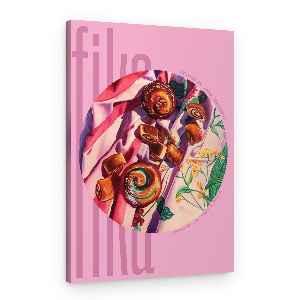 Delicious Morning Pastries – Canvas Print
