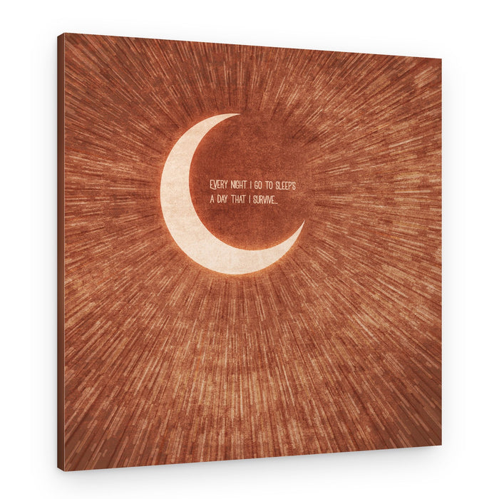Lunar Resilience – Canvas Print
