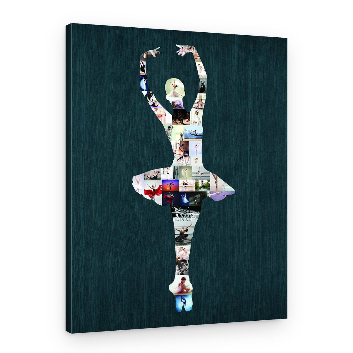 Dance Ballerina Photo Collage Canvas Print – Canvas Print – Design B