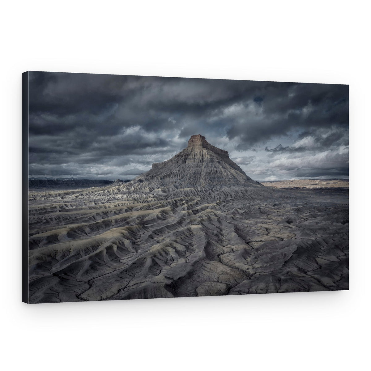 Stark Badlands Peak – Canvas Print