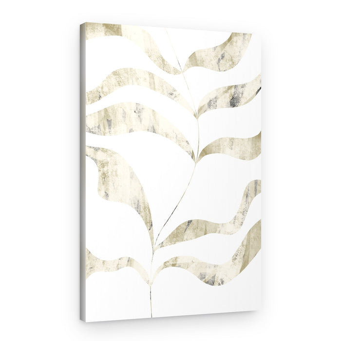 Gentle Leaf Waves – Canvas Print