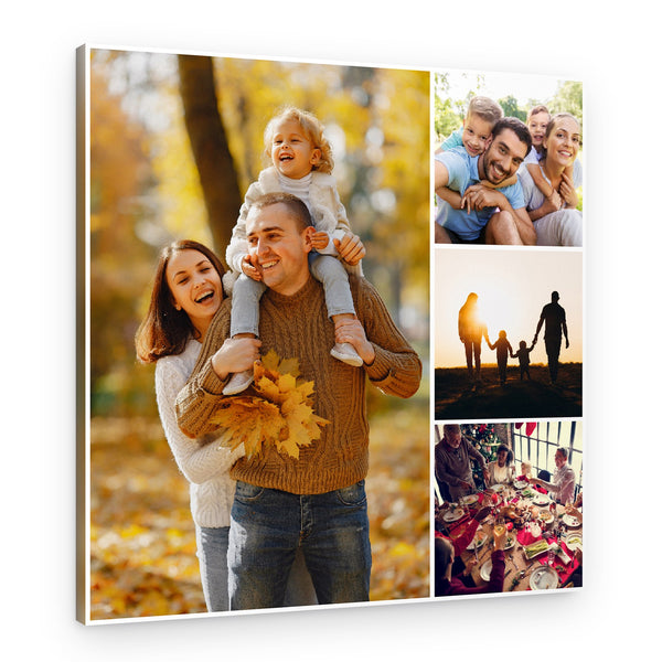 Large Centerpiece 4 Collage Custom Canvas Print
