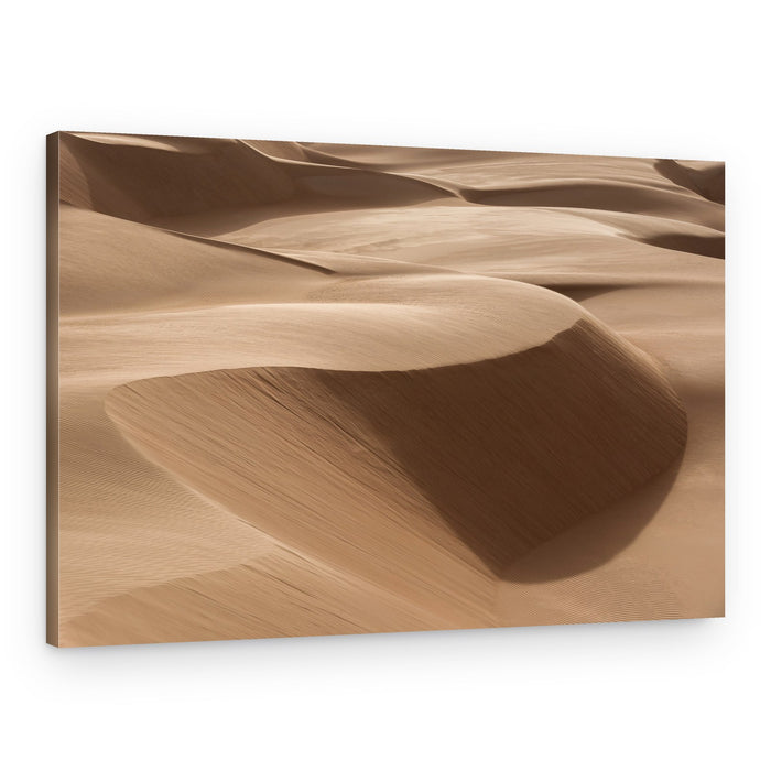 Golden Dune Patterns – Canvas Print