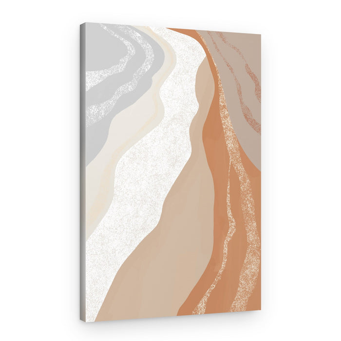 Organic Desert Waves – Canvas Print