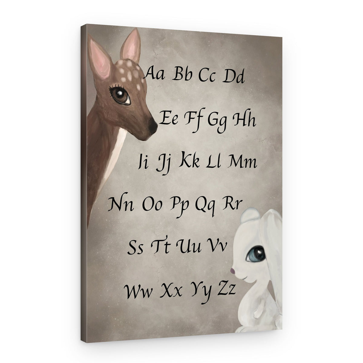 Baby Animal Alphabet – Canvas Print