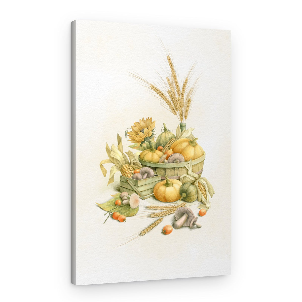 Autumn Harvest Still Life – Canvas Print
