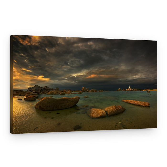 Dramatic Coastal Lighthouse – Canvas Print