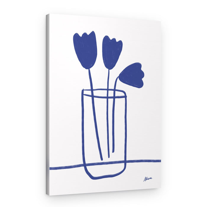 Blue Vase – Canvas Print