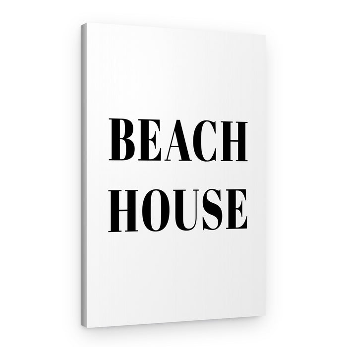 Beach House Escape – Canvas Print