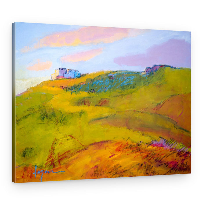 Vibrant Hillside Dream – Canvas Print