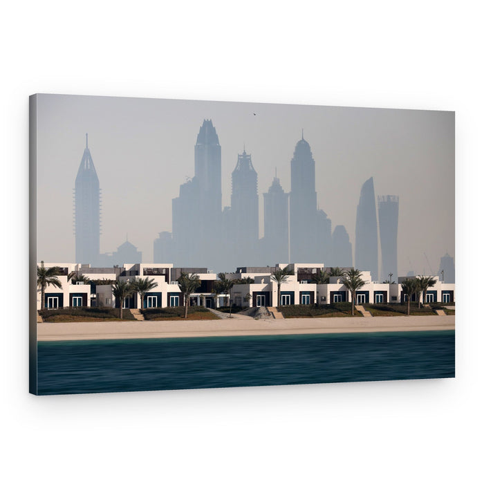 Beachfront City Skyline – Canvas Print