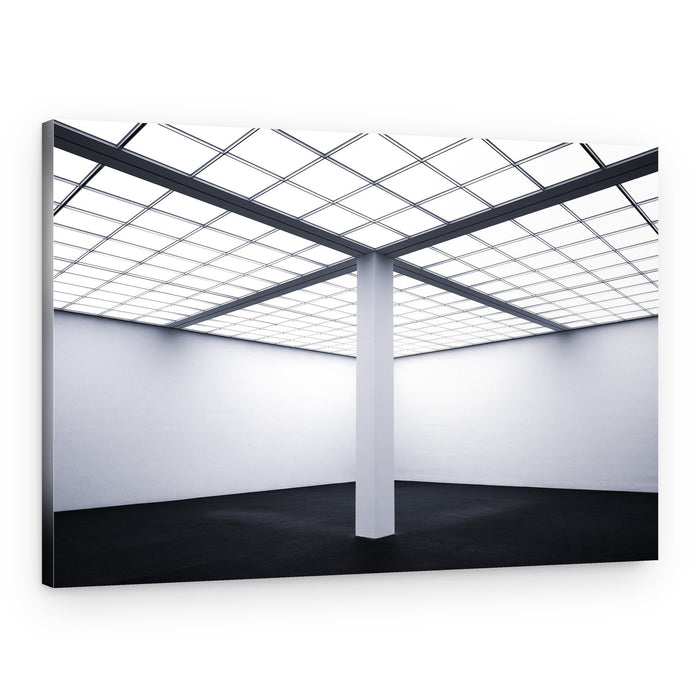 Minimalist Gallery Space – Canvas Print
