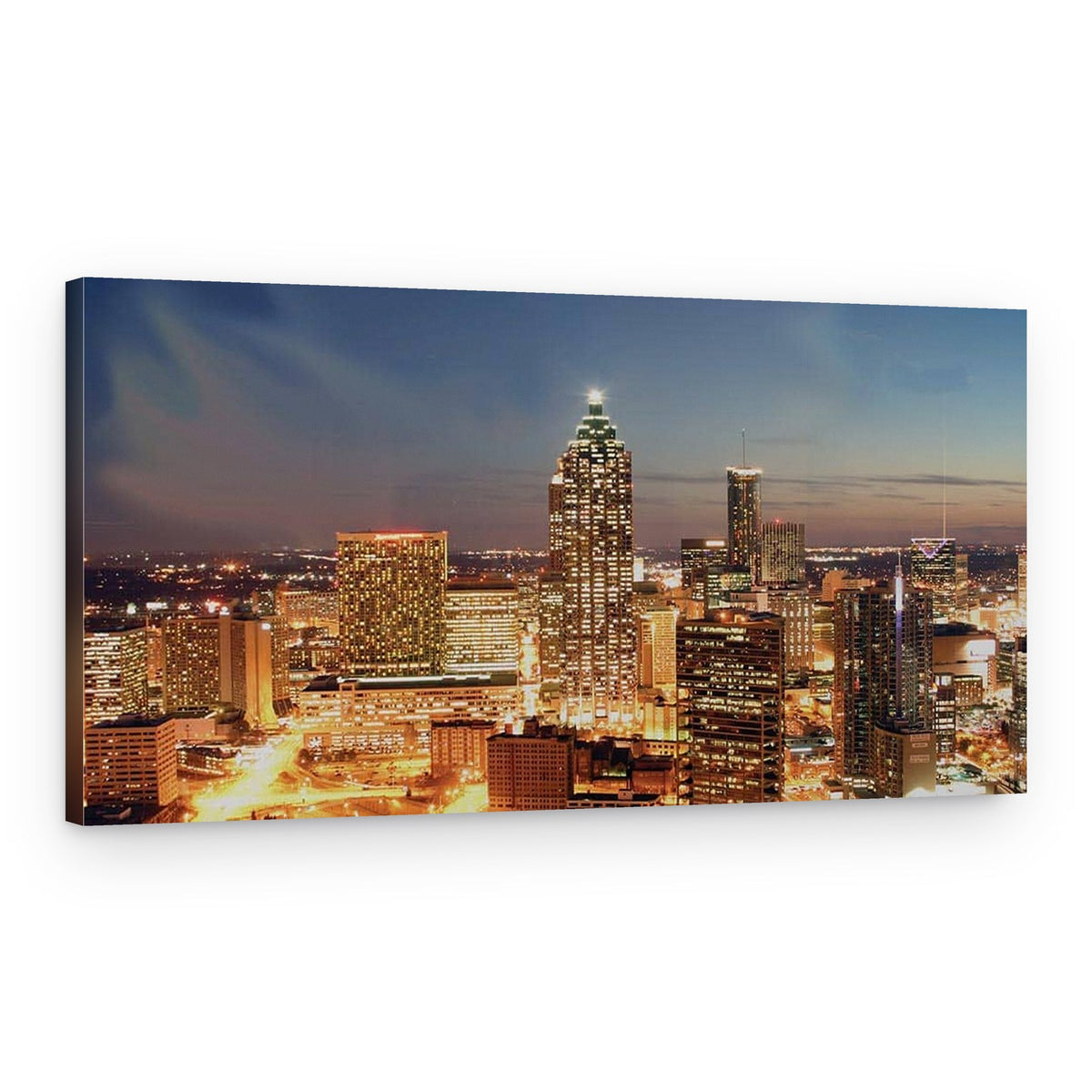 Atlanta, Georgia Skyline Canvas Wall Art – Collection A – Canvas Print – Design 5