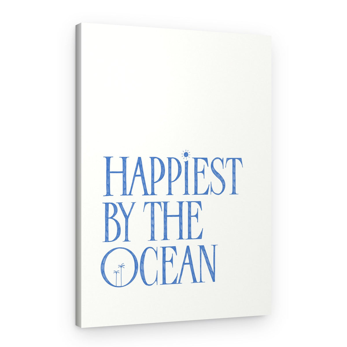 Happiest By The Ocean – Canvas Print