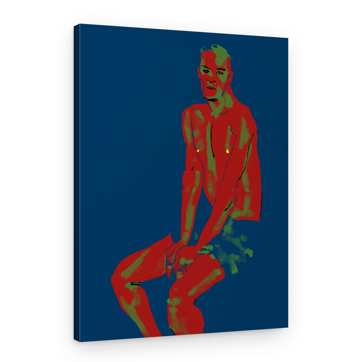 Pop Art Male Figure – Canvas Print