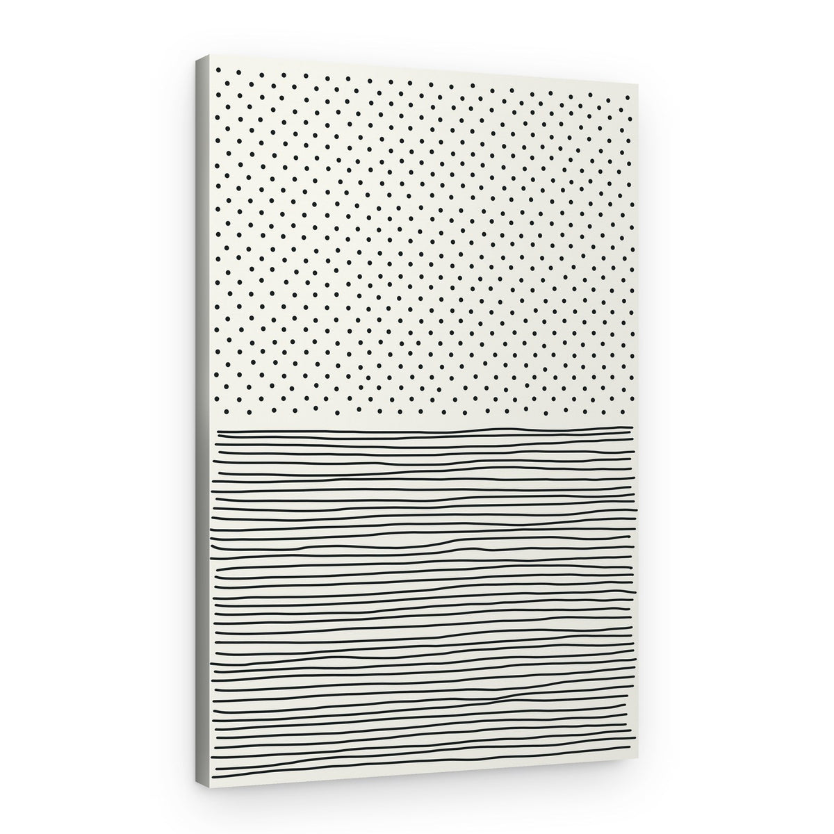 Abstract Dot Line Pattern – Canvas Print