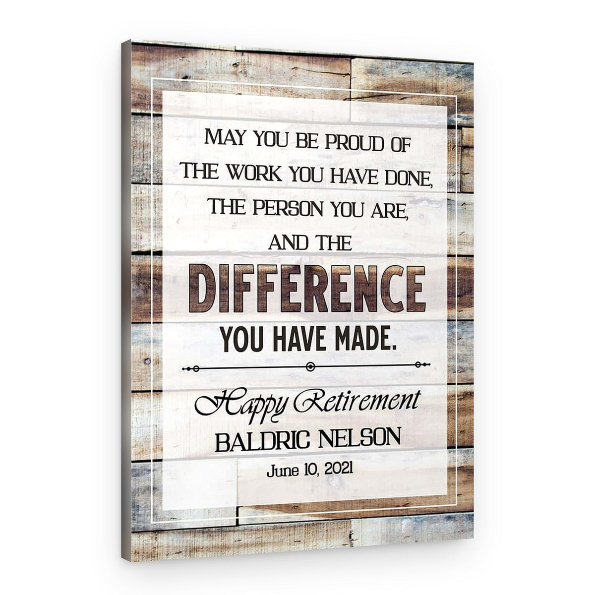 Difference You Have Made Canvas Print – Canvas Print