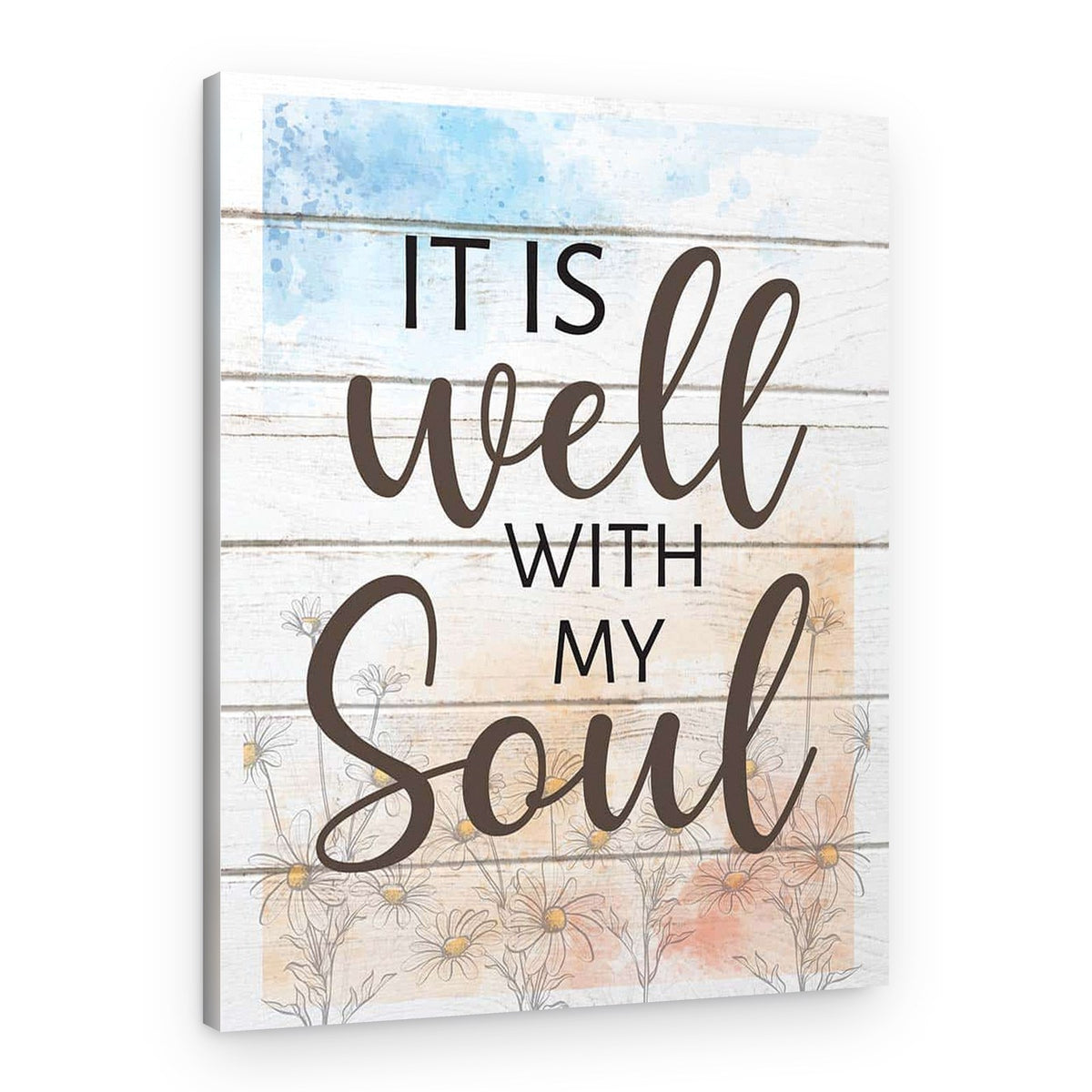 It Is Well With My Soul Canvas Print – Christian Gift – Canvas Print