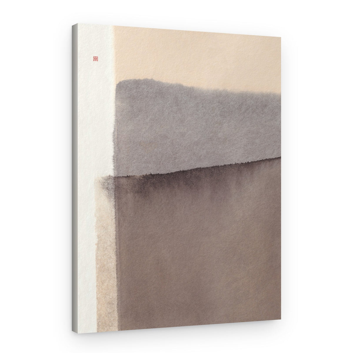 Muted Horizon Layers – Canvas Print