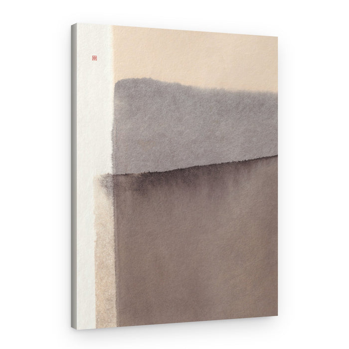 Muted Horizon Layers – Canvas Print