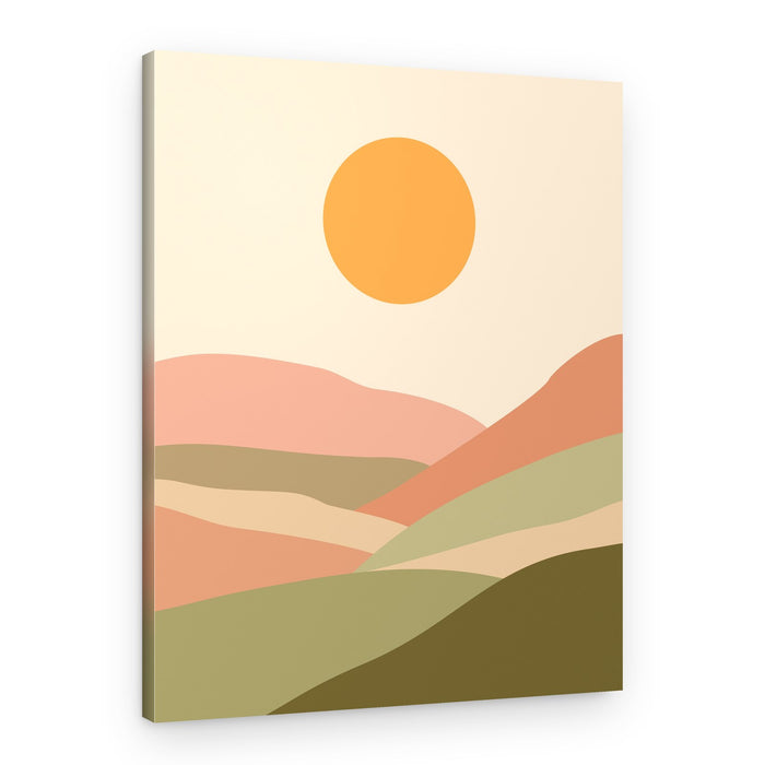 Warm Desert Landscape – Canvas Print