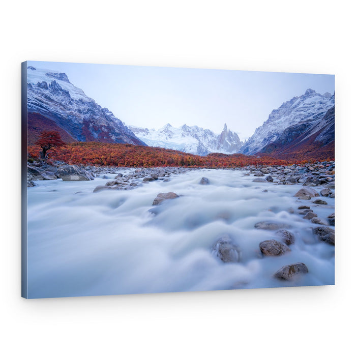 Majestic Autumn River – Canvas Print