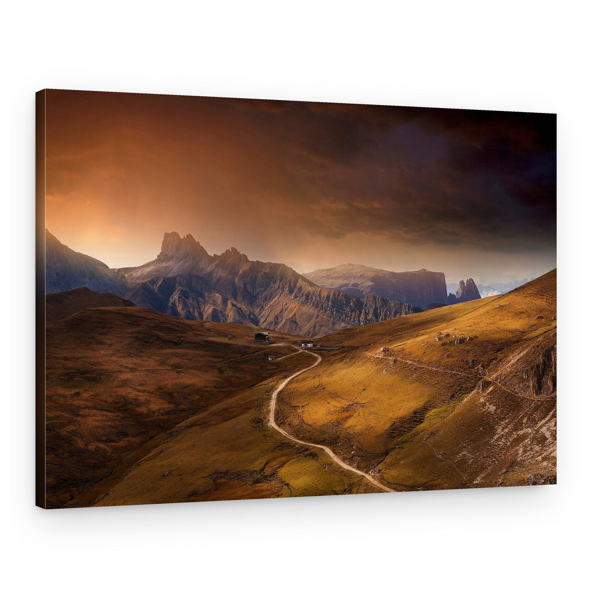 Dramatic Mountain Vista – Canvas Print