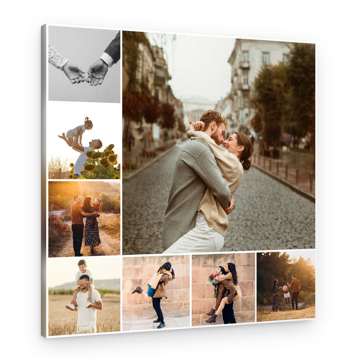 Central Focus 8 Collage Custom Canvas Print – Canvas Print