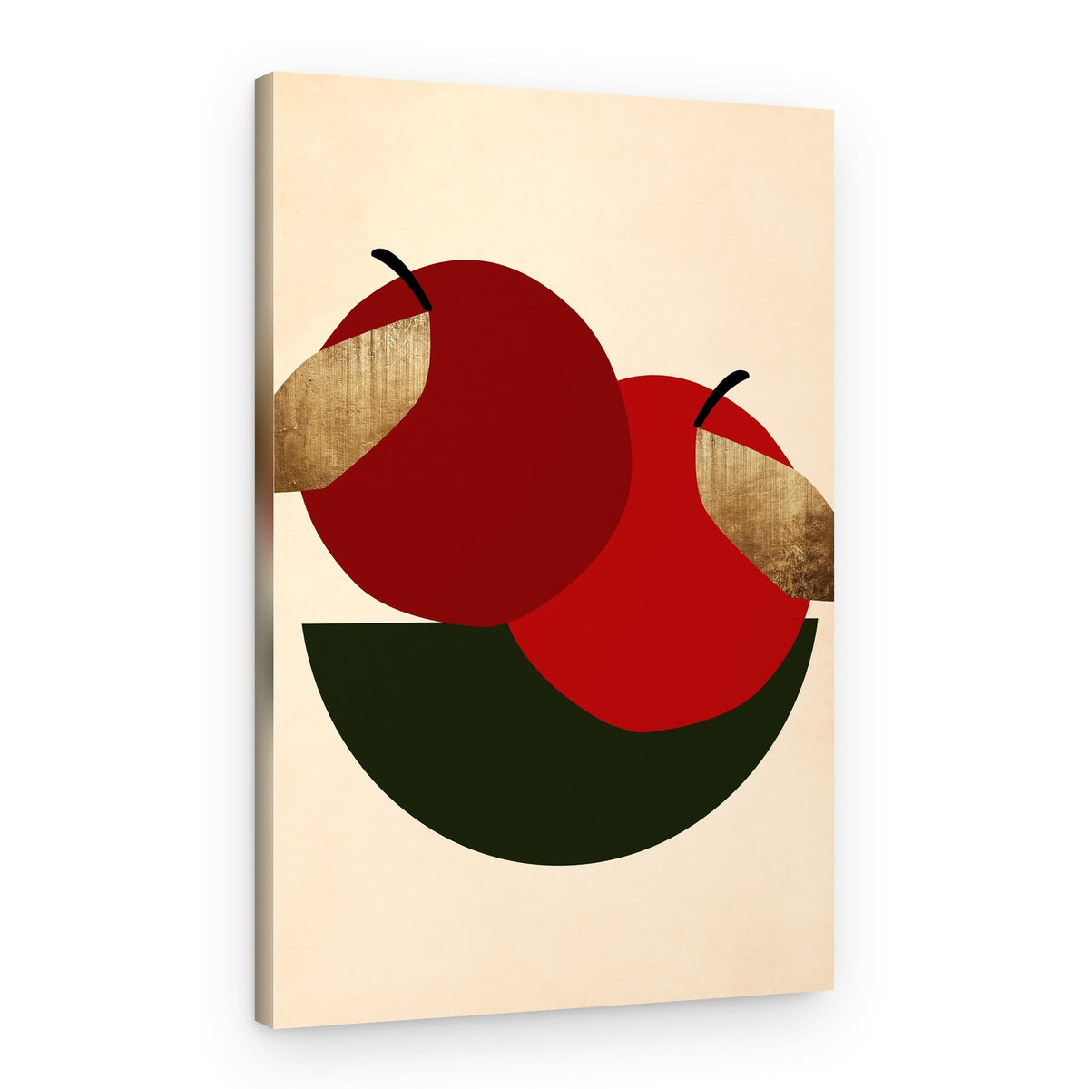 Two Red Apples – Canvas Print