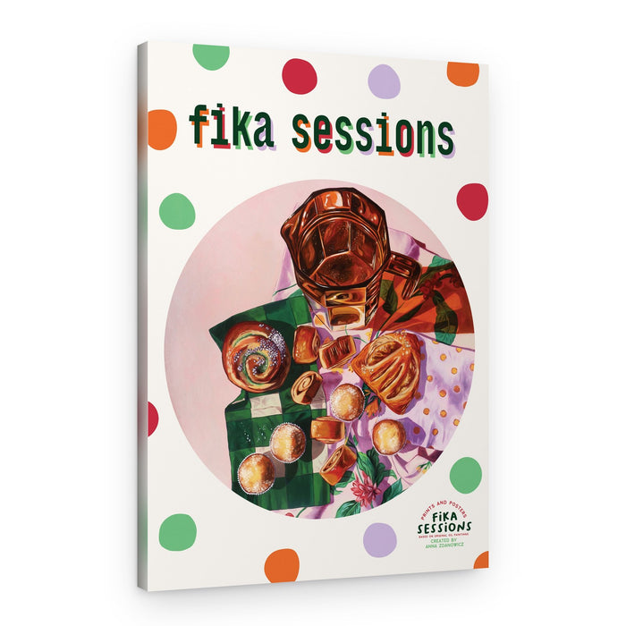 Fika Pastry Spread – Canvas Print