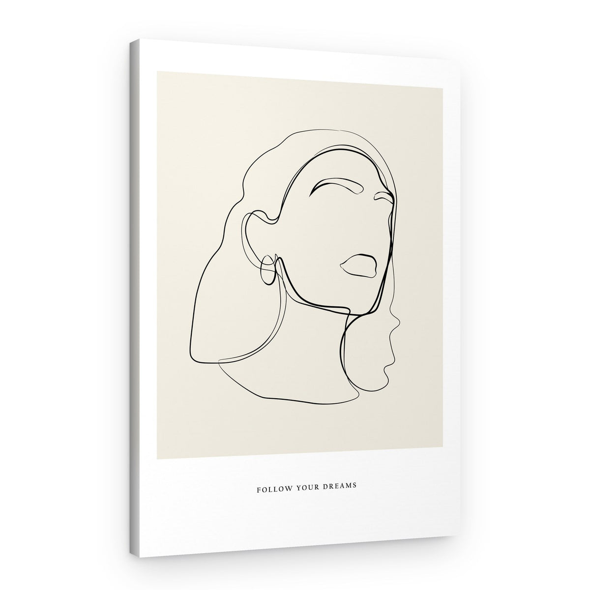 Minimalist Line Art – Canvas Print