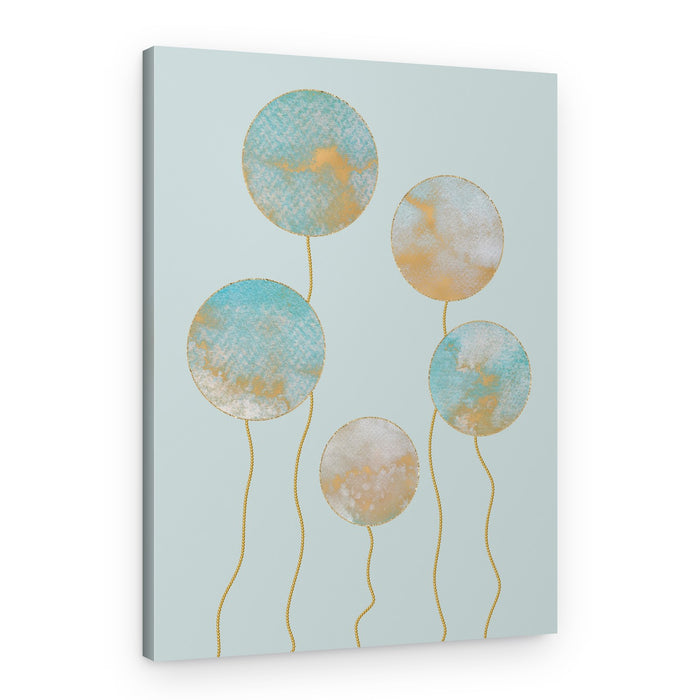 Watercolour Circles – Canvas Print