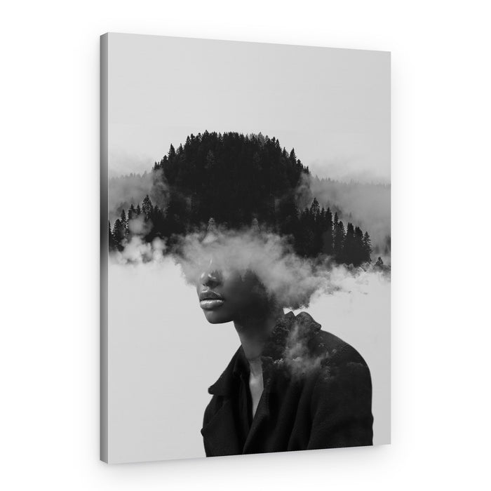 Surreal Forest Portrait – Canvas Print
