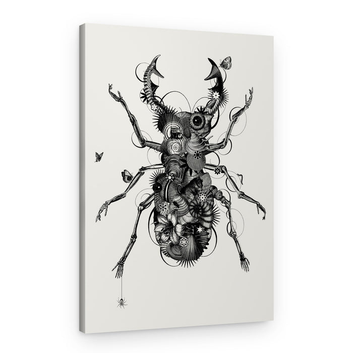 Steampunk Car Creature – Canvas Print