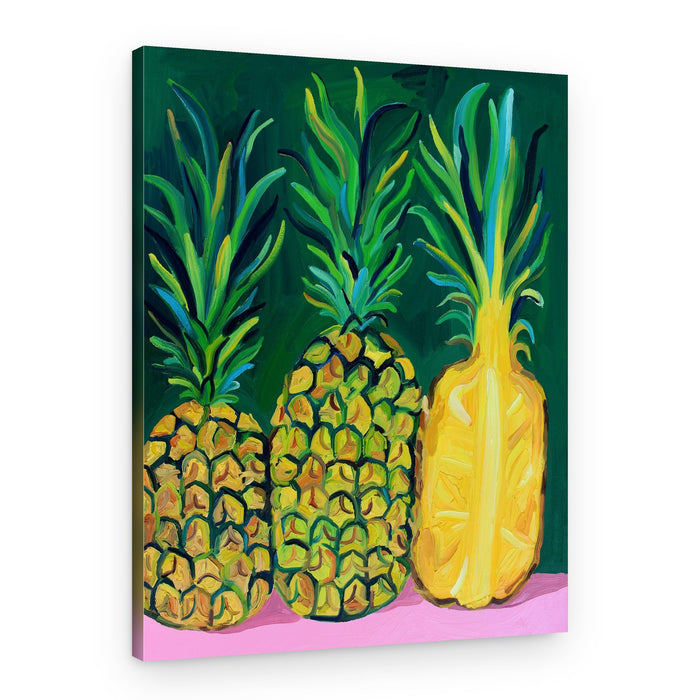 Vibrant Tropical Pineapples – Canvas Print