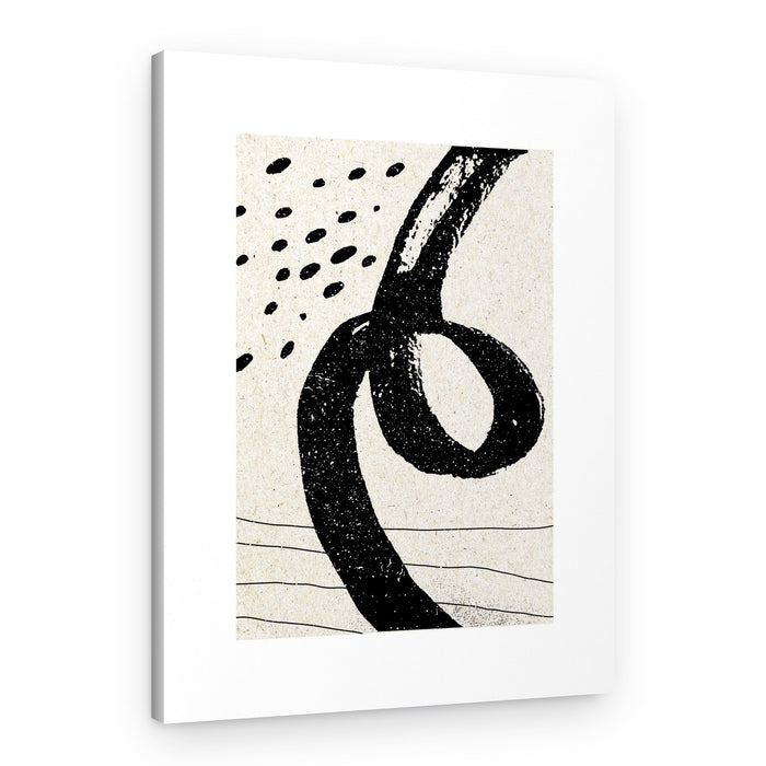 Abstract Brush Stroke Loop – Canvas Print