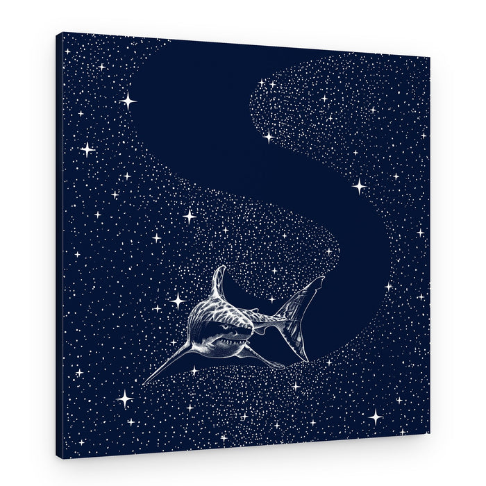 Great White Galaxy – Canvas Print