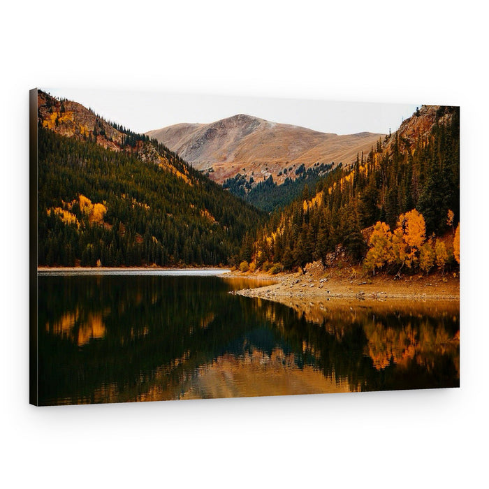 Autumn Mountain Lake – Canvas Print