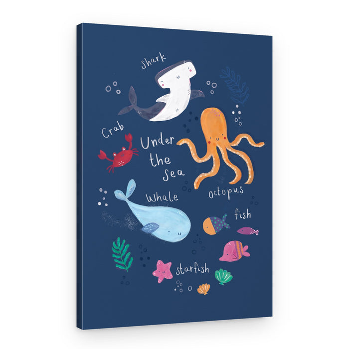 Cute Ocean Friends – Canvas Print