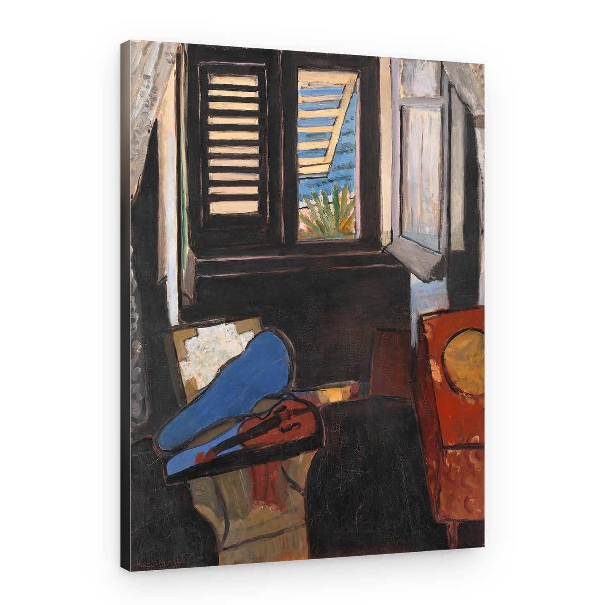 Intérieur Au Violon – Canvas Print
