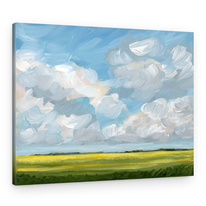 Vast Sky Yellow Field – Canvas Print