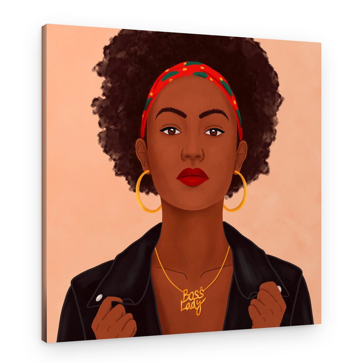 Confident Boss Lady – Canvas Print
