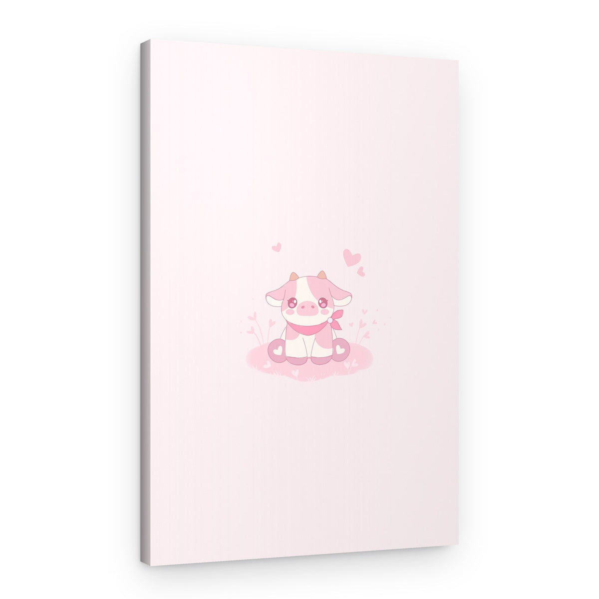 Sweet Pink Calf – Canvas Print