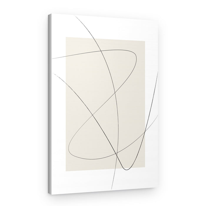 Abstract Graceful Lines – Canvas Print