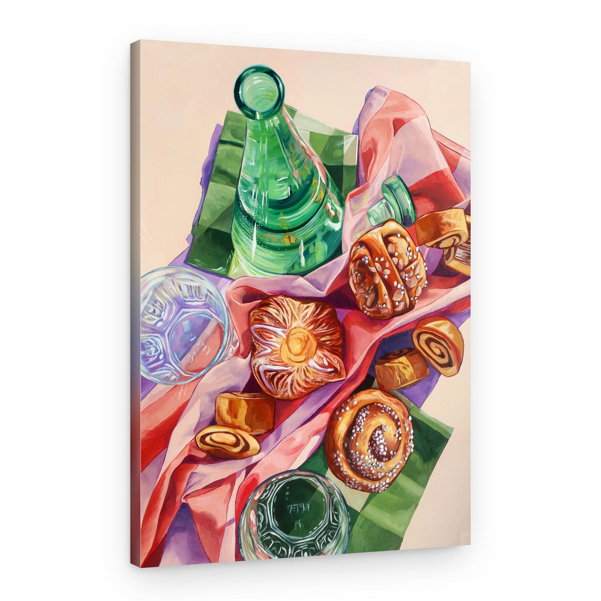 Sweet Morning Pastries – Canvas Print