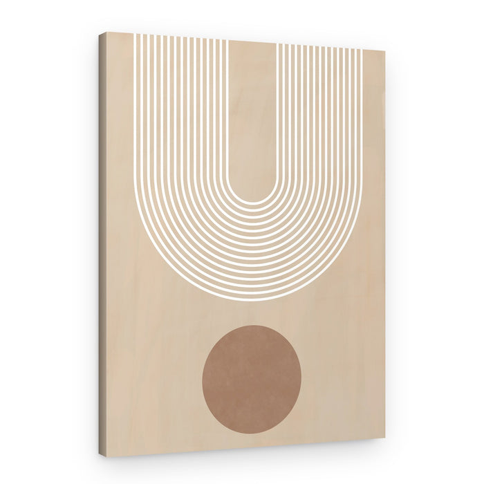 Minimalist Arch Form – Canvas Print