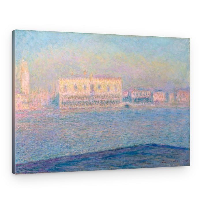 The Doge's Palace Seen From San Giorgio Maggiore (1908) By Claude Monet – Canvas Print