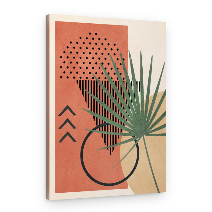 Abstract Tropical Leaf – Canvas Print