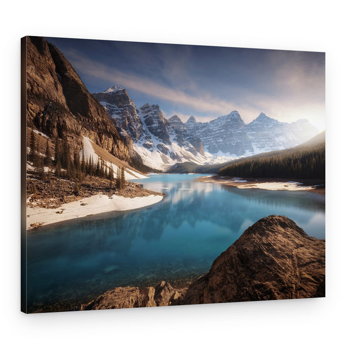 Turquoise Mountain Serenity – Canvas Print